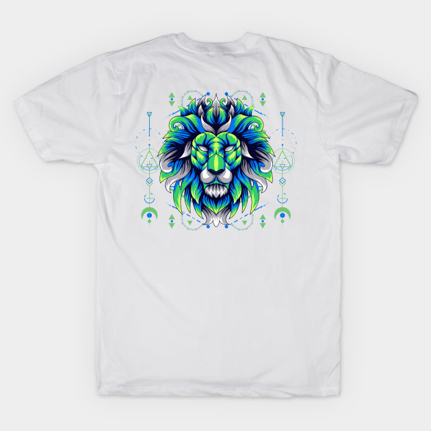 lion head graphic by SHINIGAMII